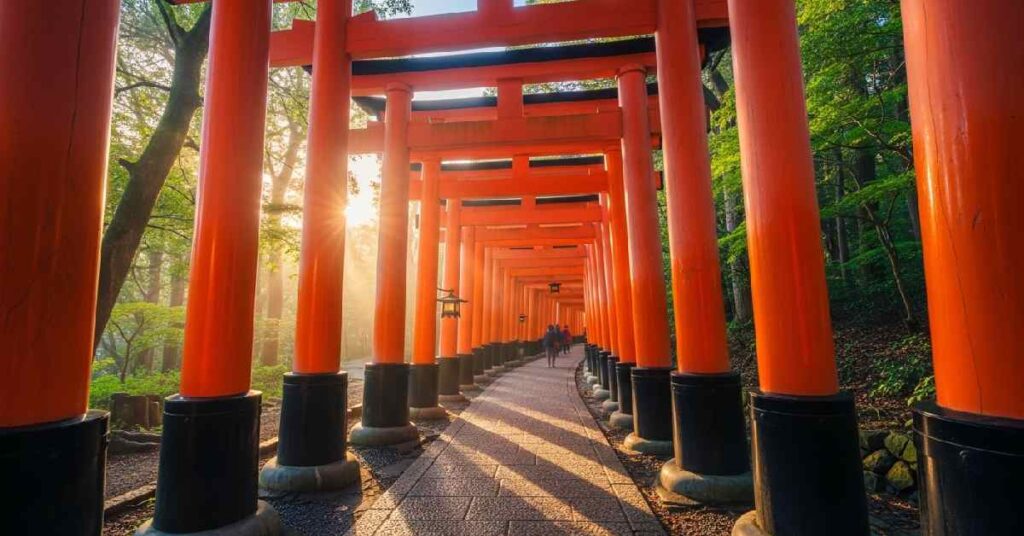 Fushimi Inari torii gates Kyoto must visit place in Japan for first time travelers