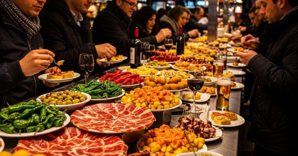Madrid food guide for tourists – tapas at Mercado de San Miguel