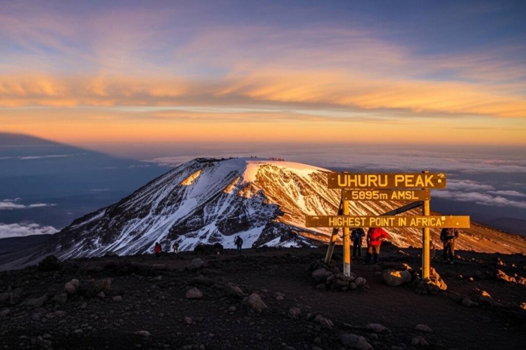 Mount Kilimanjaro trekking sunrise summit view Africa