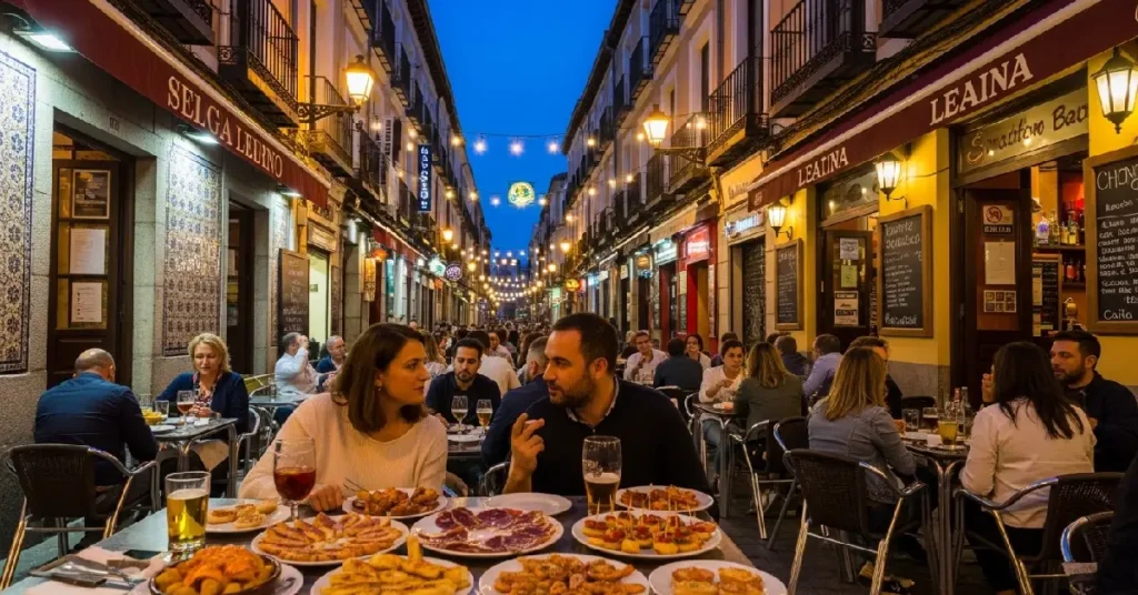 La Latina Madrid tapas bars and street food culture
