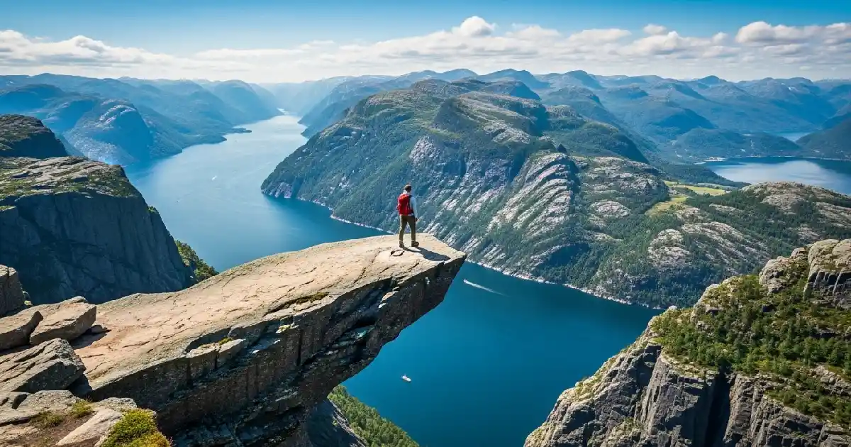 Stavanger Norway summer guide – Preikestolen Pulpit Rock viewpoint