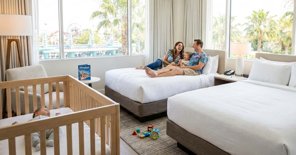 Best family hotels near Disneyland with toddlers 2026 – spacious family suite