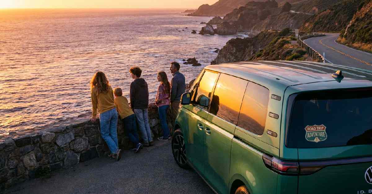 California family road trip 7–10 day itinerary LA to San Francisco with kids