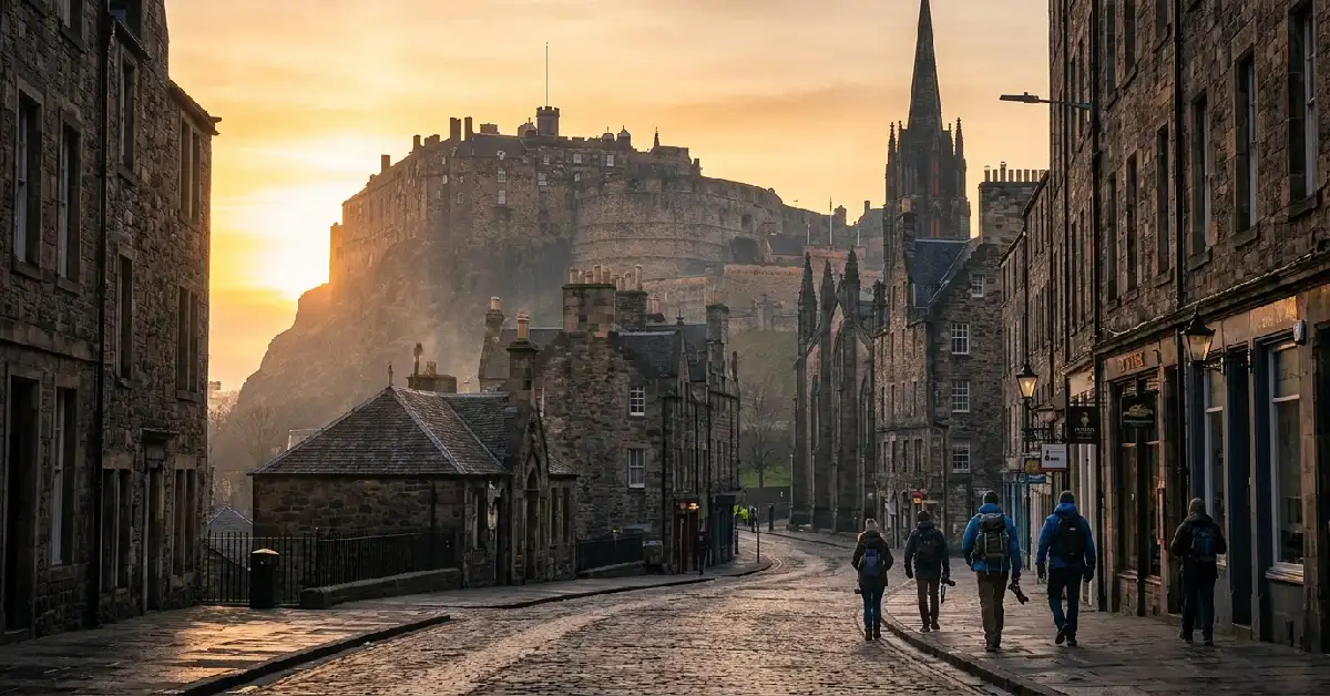 Edinburgh Castle during a 4 days in Scotland itinerary