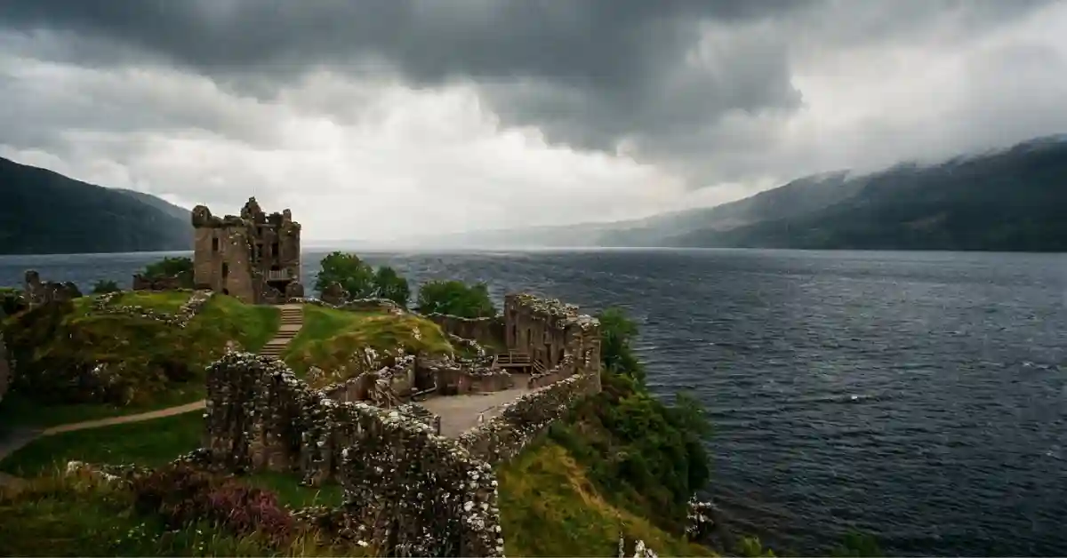 Loch Ness and Urquhart Castle during a Scotland itinerary