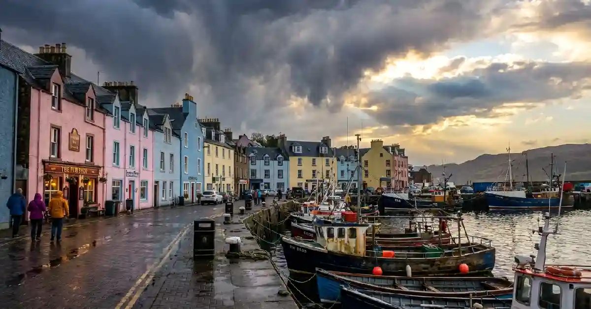 Portree Harbour on the Isle of Skye Scotland itinerary