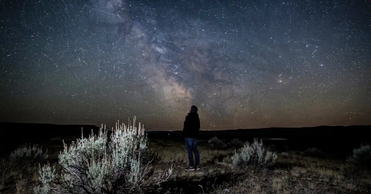 best time to visit wyoming stargazing milky way dark sky open landscape night
