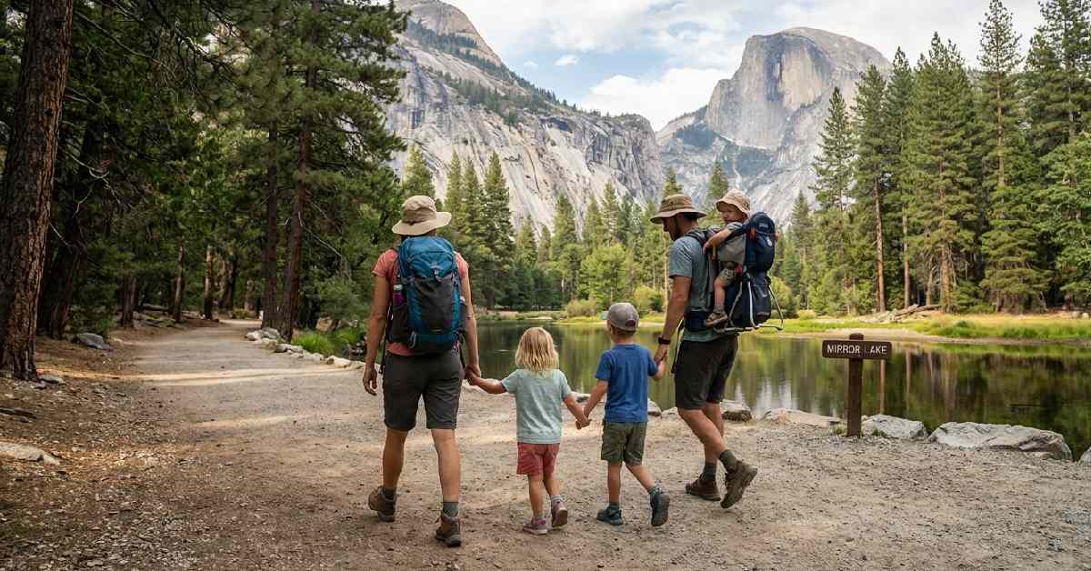 Yosemite family vacation with kids easy hikes and lodging 2026
