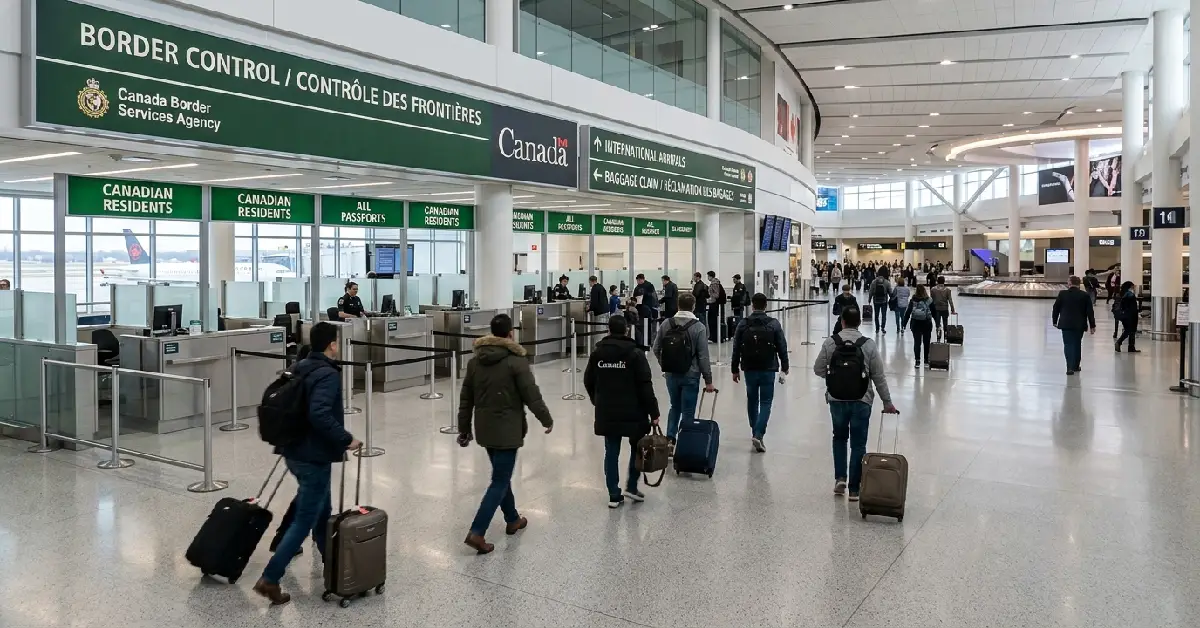 Canada border entry rules for first-time tourists using ArriveCAN customs declaration 2026