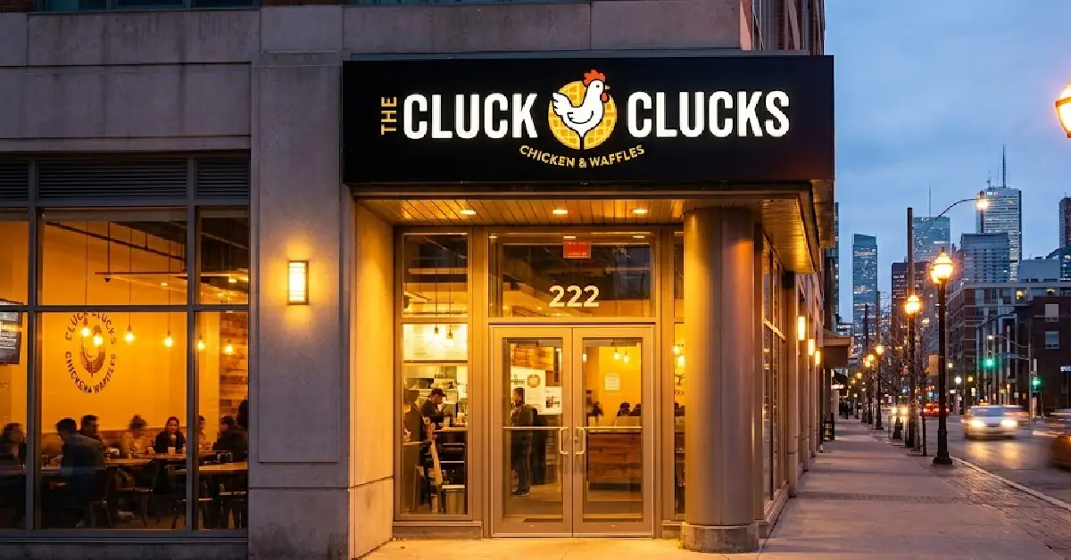 Cluck Clucks Toronto location on The Esplanade