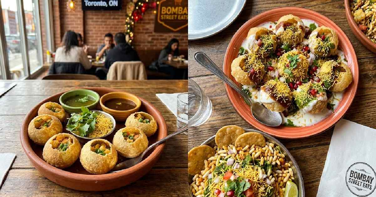 Variety of Bombay-style chaat in Toronto