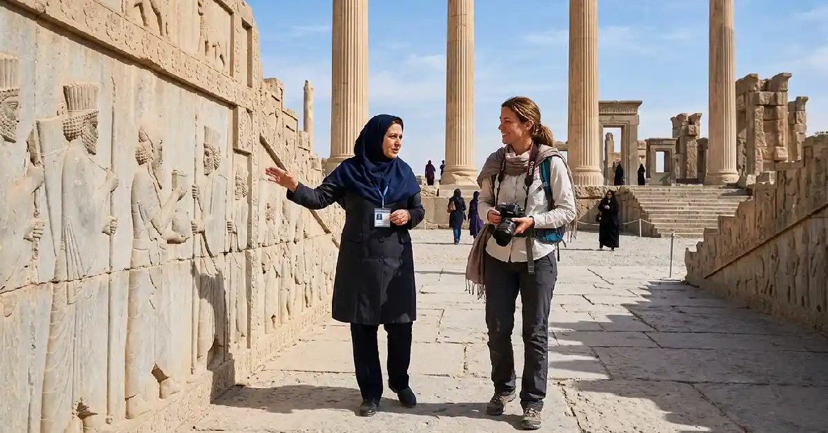 Guided tour experience in Iran due to solo travel restrictions