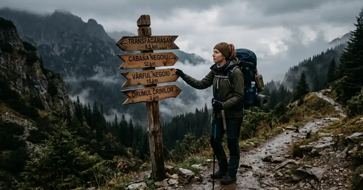 Sample Eastern Europe travel itinerary route through the Carpathians