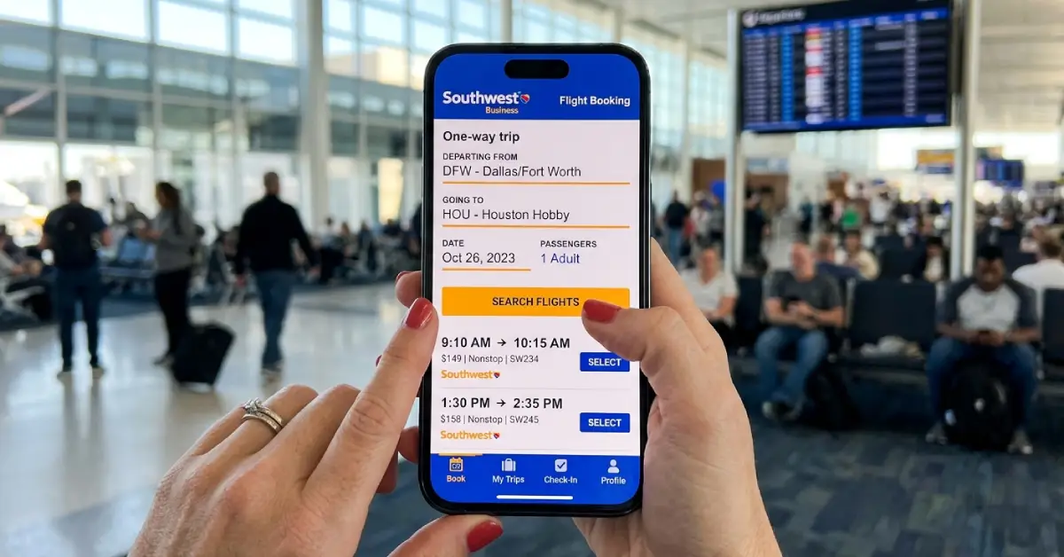Corporate booking tools in new Southwest corporate travel product